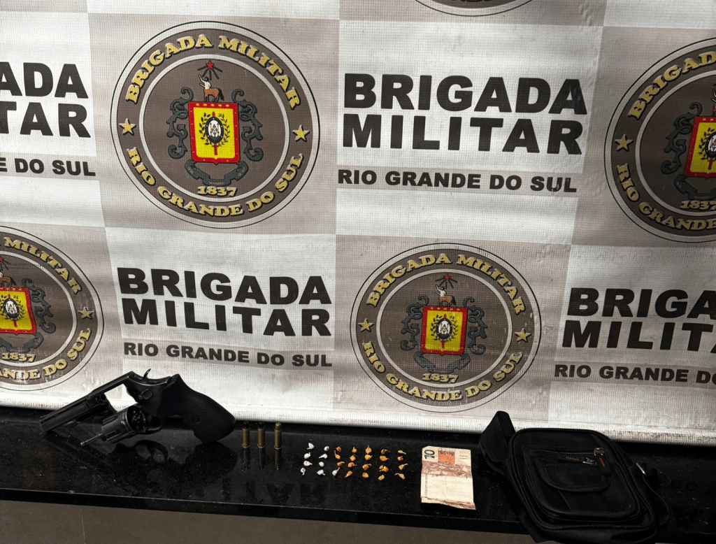 BM apreende menor com arma e drogas em Capão da&nbsp;Canoa