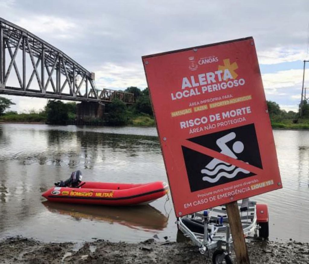 TRAGÉDIA NO RIO DOS SINOS: HOMEM MORRE AFOGADO EM&nbsp;CANOAS