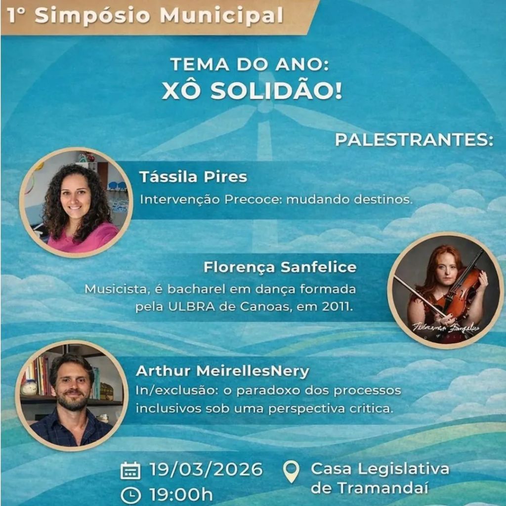 📢 1º Simpósio Municipal – Xô Solidão!